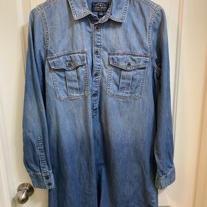 Lucky Brand Blue Denim Shirt-Small